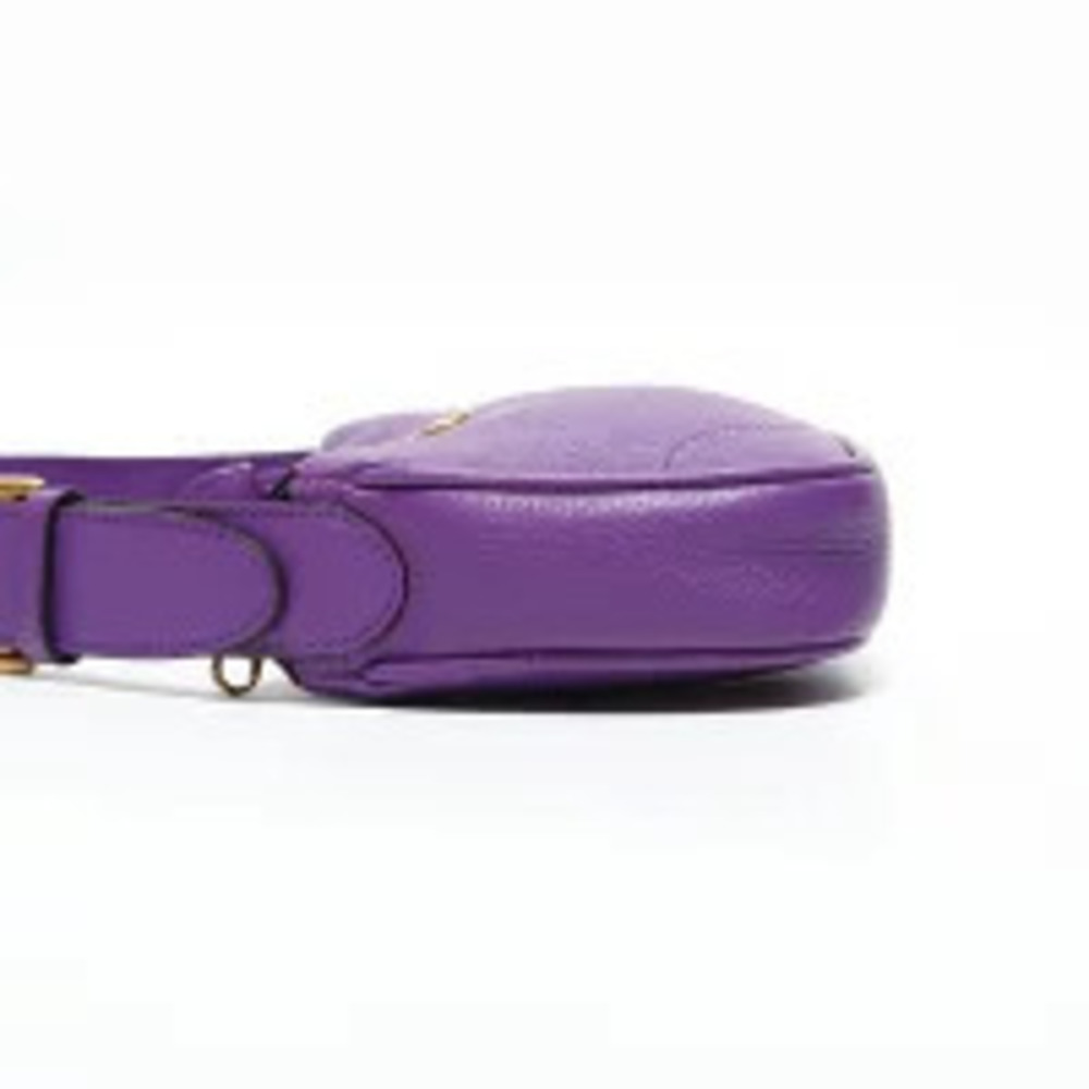 Gucci Hobo Aphrodite Leather Shoulder Bag Purple - Picture 4 of 13